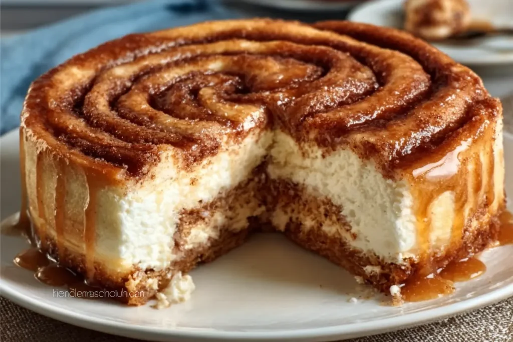 cinnamon roll honeybun cheesecake